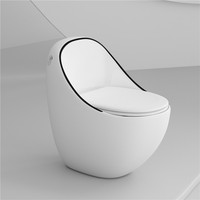 Nouveauté Inodoro couleur articles sanitaires ronds salle de bain placard à eau cuvette de toilette en céramique toilettes une pièce