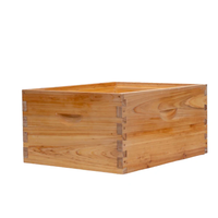 Kit de ruche à abeilles en bois à 5 cadres, boîte à noyaux, revêtement en cire d'abeille, ruche à abeilles profonde (non assemblée)