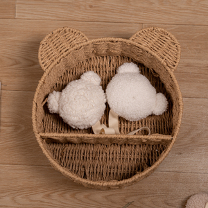 Ours en peluche <span class=keywords><strong>personnalisé</strong></span> <span class=keywords><strong>attache</strong></span>-sucette en peluche marron beige crème <span class=keywords><strong>avec</strong></span> <span class=keywords><strong>tétine</strong></span> pour bébés de 0 à 12 mois - Product Image 4