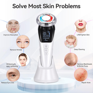 Equipo antienvejecimiento de belleza de tendencia <span class=keywords><strong>2025</strong></span>, masajeador facial portátil vibrador, dispositivo de elevación, máquina masajeadora facial eléctrica - Product Image 5