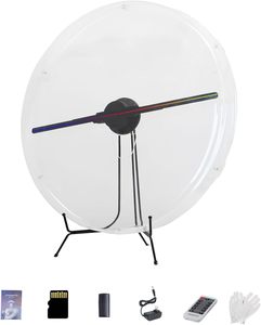 MissYou Ventilador Holográfico 3D de Alta Tecnología con Cubierta, Proyector de Pantalla LED Publicitaria con APP y WIFI para Exposiciones y Uso Navideño - Product Image 2