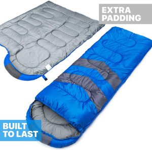 Sacs de couchage pour adultes et enfants, sac de couchage 3-4 saisons - Sac de couchage ultraléger pour randonnée, par temps froid et chaud - Product Image 3
