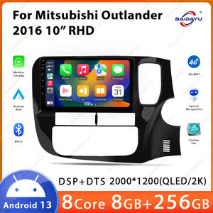 Autoradio Android BAIDAYU 10 pouces, lecteur <span class=keywords><strong>DVD</strong></span> multimédia, Carplay Auto, IPS, GPS, WiFi, garantie 1 an pour Mitsubishi <span class=keywords><strong>Outlander</strong></span> 2016 RHD - Product Image 2