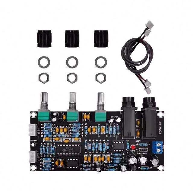 PT2399 Digital Microphone Amplifier Board NE5532 Tone Board Reverberation Karaoke OKReverb Amplifier XH-M273 Pt2399 Module