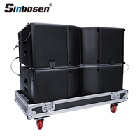 Sistema de Sonido Pasivo Ka212, 2 Altavoces de 12 Pulgadas con Controlador de Ferrita, 1 Tweeter de 3 Pulgadas con Controlador de Neodimio, Sistema de Sonido Line Array para Eventos