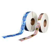 Rollo de Etiquetas Adhesivas de Vinilo Personalizadas al por Mayor, 120 Unidades, Etiquetas de Agradecimiento para Pequeñas Empresas