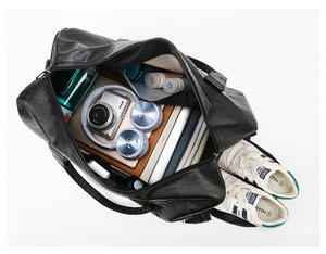 กระเป๋าเดินทางหนัง PU สำหรับผู้ชายกระเป๋าซิปสำหรับเล่นกีฬาฟิตเนสยิม - Product Image 2