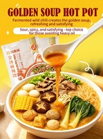 Condimento para Fideos con Sabor a Repollo Chino en Conserva 50g, Sopa Dorada, Carne de Res Grasa, Sopa de Pescado Sichuan, Sabor a Carne de Res, Malatang