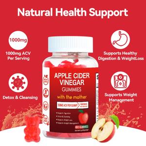 Gummies au vinaigre de cidre de pomme bio Chinaherbs, Slim ACV Gummy, 100% pur naturel végétalien, brûle les graisses, stimule le métabolisme, perte de poids, Keto Minceur - Product Image 4
