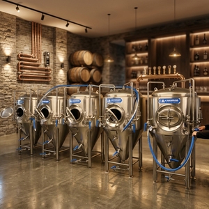 Fermenteur conique à double enveloppe 500L SUS304 pour <span class=keywords><strong>la</strong></span> fermentation de <span class=keywords><strong>la</strong></span> bière - Product Image 2