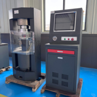 Máquina de prueba de compresión manual con pantalla digital 2000KN para cemento de hormigón Software de generación automática de metadatos incluido