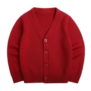 Hot Bán Đen Len/Polyester V Cổ Mẫu Giáo Trẻ Em Tiểu Học Trung Học Cao Cô Gái Chàng Trai Trường Áo Len Đồng Phục - Product Image 5