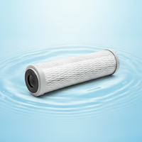 Filtre à eau manuel pour robinet de cuisine domestique en bloc de charbon actif de coque de noix de coco, vente chaude en usine