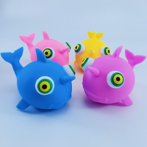 New Arrival TPR Creative Exclusive Animal Whale Fun <b>Squeeze</b> Stress Relief Toys for Kids Boys and Girls Promotional Gifts - Product Image 2
