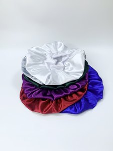 Qualité Élastique Femmes Tête Bonnets Avec Bord Wrap Écharpe <span class=keywords><strong>De</strong></span> Luxe Soie Satin Attacher Jumbo Cheveux <span class=keywords><strong>Bonnet</strong></span> <span class=keywords><strong>Bonnet</strong></span> <span class=keywords><strong>De</strong></span> <span class=keywords><strong>Nuit</strong></span> TJM-301 - Product Image 6