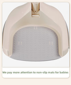 Support de bain pliable pour bébé, hauteur réglable, antidérapant, pour nourrissons et tout-petits, support de douche portable avec conception pour le lavage des fesses - Product Image 5