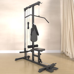 آلة صف منخفض للسحب للأسفل مع قاعدة كابل مقعد برج بكرة آلة متقاطعة واحدة آلات اختيار الحمل دبوس اللياقة البدنية - Product Image 2