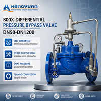 Vanne de régulation hydraulique à pression différentielle de type à bride pour haute température HY OEM 800X