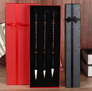 Dossiers en carton rectangulaires personnalisables de luxe de haute qualité avec gaufrage et revêtement UV pour pinceaux d'écriture et de <span class=keywords><strong>peinture</strong></span>, recyclables - Product Image 3