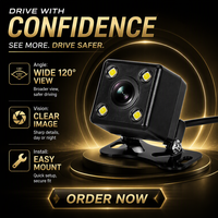 Caméra de recul CCD pour voiture, vision nocturne infrarouge, caméra de recul, capteur de vision arrière grand angle 120 degrés