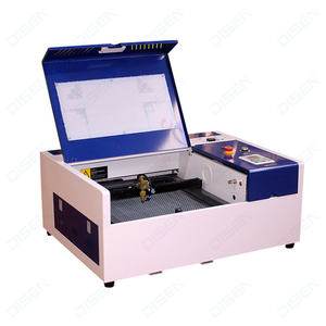 Mini 4040 Co2 Laser Cutting Engraving Machine 60W 50W for Wood MDF Stone Rubber Stamp Crystal Engraving <strong>by</strong> Ruida - Product Image 5