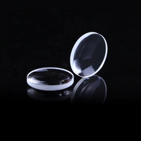 Lente Convexa Doble de Diámetro Personalizado de 25,4 mm, Lente Convexa Esférica con Revestimiento AR de Vidrio Óptico para Proyectores y Equipos Ópticos