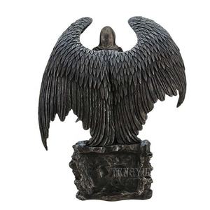 Sculptures d'ange en laiton métallique, cm, avec de grandes ailes, statue en bronze - Product Image 3
