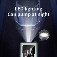 Gonfleur de pneus sans fil 150 PSI, pompe à air avec manomètre numérique LED, gonflage rapide, portable, DC 7.4V 70W, 6.5 min, voiture, moto