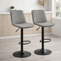 Lot de 4 tabourets de bar ergonomiques à dossier incurvé et réglables pour cuisine – Vente en gros directe usine