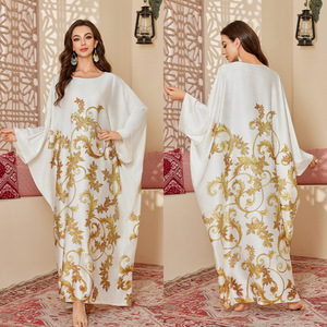 Abaya Robe à Capuche en Polyester Ornée <span class=keywords><strong>de</strong></span> Strass et <span class=keywords><strong>de</strong></span> Perles, Manches Longues, Style Dubaï, Vêtement <span class=keywords><strong>de</strong></span> Prière, Meilleure Vente au Moyen-Orient et en Afrique - Product Image 4