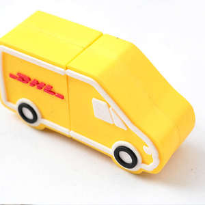 Unidad flash USB de plástico <span class=keywords><strong>con</strong></span> forma de camión <span class=keywords><strong>pequeño</strong></span>, Unidad de llave colgante de dibujos animados, 8GB, 16GB, 32GB, regalo, pen drive personalizado - Product Image 4