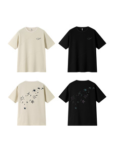 Nouveau T-shirt de sport réfléchissant à imprimé météore, toucher frais, extensible dans quatre directions, séchage rapide, pour l'extérieur, manches courtes, collection Printemps-Été 2026 - Product Image 2