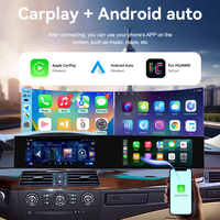 Écran ZWNAV 21 pouces pour BMW Série 5 E60 2004-2012 Système CCC Qualcomm Android Lecteur DVD multimédia pour voiture Autoradio Stéréo Carplay