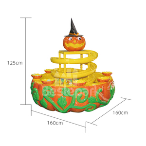 อุปกรณ์สวนสนุก สระตกปลาไฟเบอร์กลาส เกมส์สระน้ำ ตกปลาฟักทองฮาโลวีน - Product Image 2