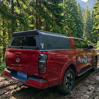 Capot rigide en acier étanche pour pick-up, coque de camping-car en alliage d'aluminium antirouille avec spoiler pour Ram Ford F150 Toyota Hilux Tacoma