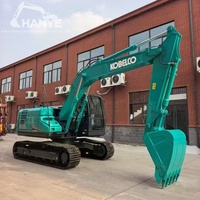 Nouvelle pelle hydraulique sur chenilles Kobelco SK130 de 13 tonnes avec godet de 0,53 m³ – Matériel de construction moyen très demandé à vendre