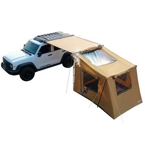 Jason Camping Car Côté <span class=keywords><strong>Abri</strong></span> Tente 2 Ultra Skylight Côté Auvent Tissu Chambre Cheminée Trou Skylight <span class=keywords><strong>Tunnel</strong></span> - Product Image 1