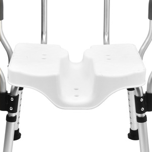 Wei Yikang <b>Shower</b> <b>Chair</b> Aluminum Alloy U-Shaped Seat Bathing Aid For Elderly Bathroom Safety Equipment - Product Image 3
