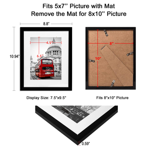 Bây giờ sản phẩm đơn giản phong cách gỗ ảnh khung ảnh cho trang trí nội thất bán buôn - Product Image 5