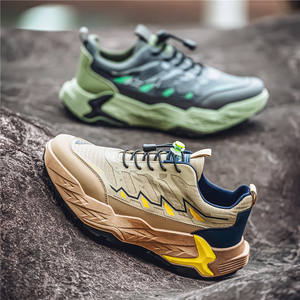 Nouveaux modèles de chaussures de sport pour jeunes hommes, prix bas, chaussures de marque, dessus en daim, élastiques, légères, pour la course à pied en ville - Product Image 4