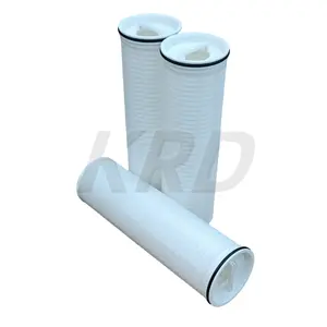 KRD High flow rate 40 inch 1/5/10 microns HFU620UY020J PP micro cartridge filter security water filter housing element