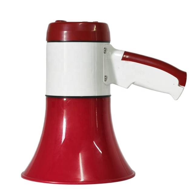 XC-180UF Plus 20W Portable Battery Powered Megaphone Outdoor Loudspeaker with Record Alarm and Plastic Handheld Bullhorn Siren