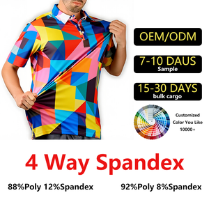 All'ingrosso Custom Dye Sublimation stampa golf shirt uomo abbigliamento design golf abbigliamento marchi - Product Image 2