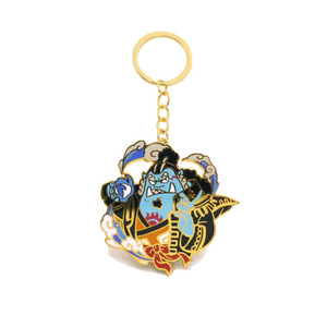Hot Bán Nhật Bản Anime <span class=keywords><strong>Luffy</strong></span> Keychain Phim Hoạt Hình Nhân Vật Ngoại Vi Mềm Cứng Men Kim Loại Keychain - Product Image 4