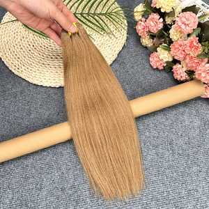 ขายส่ง # ผมต่อแบบเส้นตรง 8 สี ผมแท้บราซิล ยี่ห้อ Yaki  แบบ Double Weft  จัดเรียงเกล็ดผม 12A คุณภาพดี นุ่มสลวย - Product Image 5