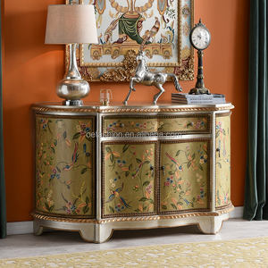 OE-FASHION Vermont combinazione di colori moderno stile <span class=keywords><strong>barocco</strong></span> europeo intagliato in legno massello disegni di armadietti per vivere - Product Image 2