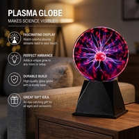 Lampe à plasma sphérique décorative à étincelles statiques, emballage personnalisé disponible, pour l'enseignement scolaire, les expositions, les fêtes à domicile et les présentations