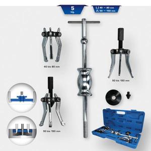 BRILLIANT <b>TOOLS</b> - BT631200 Jaw internal and external <b>puller</b> set (5 pcs.) - EAN 4042146780824 <b>PULLERS</b> <b>PULLER</b> SETS - Product Image 2