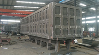 Semi-remorque à benne basculante, 4 essieux, 40 m3, 60 tonnes, 70 tonnes