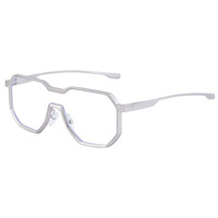 Nouvelles lunettes de soleil punk une pièce de haute qualité lunettes de soleil tendance polygone à grande monture pour hommes